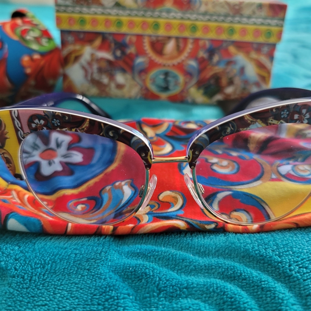 Dolce and Gabbana Sicilian Carretto Sunglasses